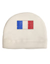 French Flag - France Distressed Adult Fleece Beanie Cap Hat by TooLoud-Beanie-TooLoud-White-One-Size-Fits-Most-Davson Sales