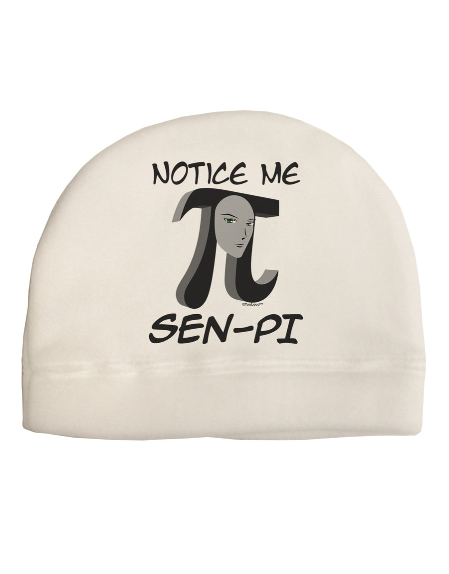 Notice Me Sen-Pi Adult Fleece Beanie Cap Hat-Beanie-TooLoud-White-One-Size-Fits-Most-Davson Sales