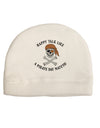 Pirate Day Mateys Child Fleece Beanie Cap Hat-Beanie-TooLoud-White-One-Size-Fits-Most-Davson Sales