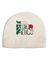 Mexico Eagle Symbol - Mexican Flag - Mexico Child Fleece Beanie Cap Hat by TooLoud-Beanie-TooLoud-White-One-Size-Fits-Most-Davson Sales