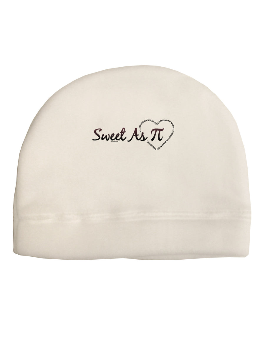 Sweet As Pi Child Fleece Beanie Cap Hat-Beanie-TooLoud-White-One-Size-Fits-Most-Davson Sales