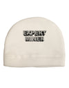 Expert Miner Adult Fleece Beanie Cap Hat-Beanie-TooLoud-White-One-Size-Fits-Most-Davson Sales