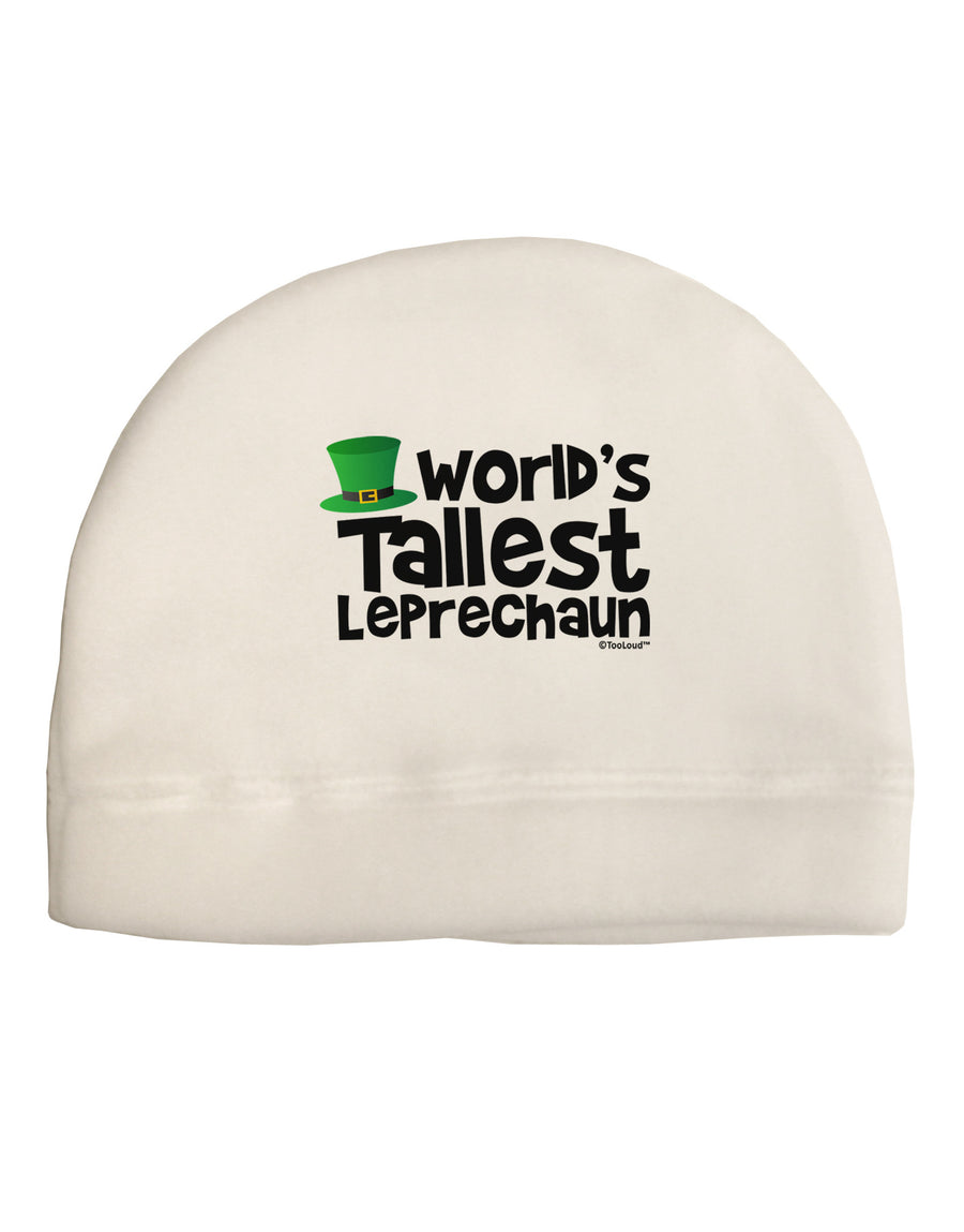 World's Tallest Leprechaun Adult Fleece Beanie Cap Hat by TooLoud-Beanie-TooLoud-White-One-Size-Fits-Most-Davson Sales