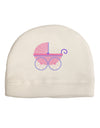 Baby Girl Carriage Adult Fleece Beanie Cap Hat-Beanie-TooLoud-White-One-Size-Fits-Most-Davson Sales