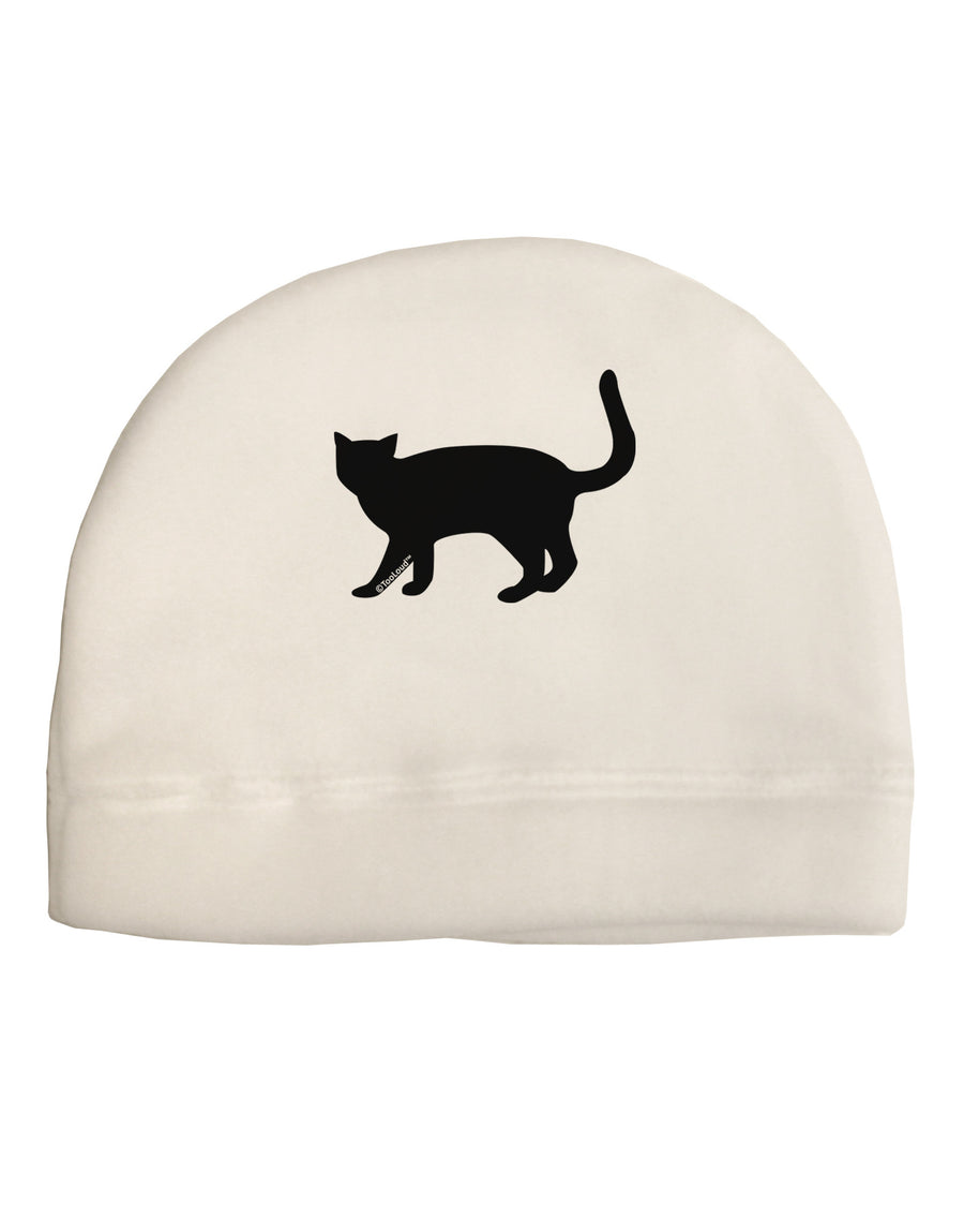 Cat Silhouette Design Child Fleece Beanie Cap Hat by TooLoud-Beanie-TooLoud-White-One-Size-Fits-Most-Davson Sales