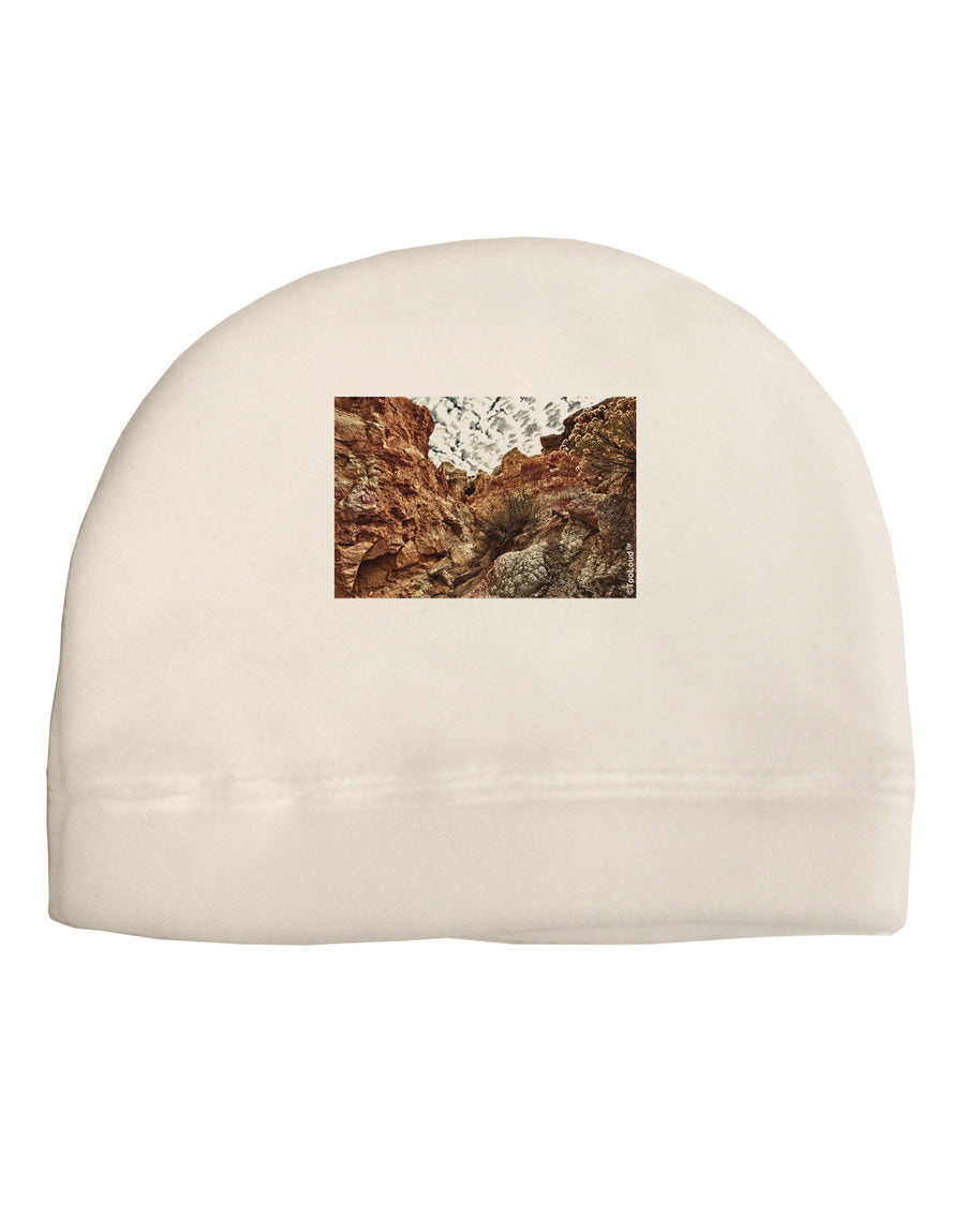 Colorado Painted Rocks Adult Fleece Beanie Cap Hat-Beanie-TooLoud-White-One-Size-Fits-Most-Davson Sales