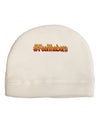 Hashtag Feelthebern Child Fleece Beanie Cap Hat-Beanie-TooLoud-White-One-Size-Fits-Most-Davson Sales