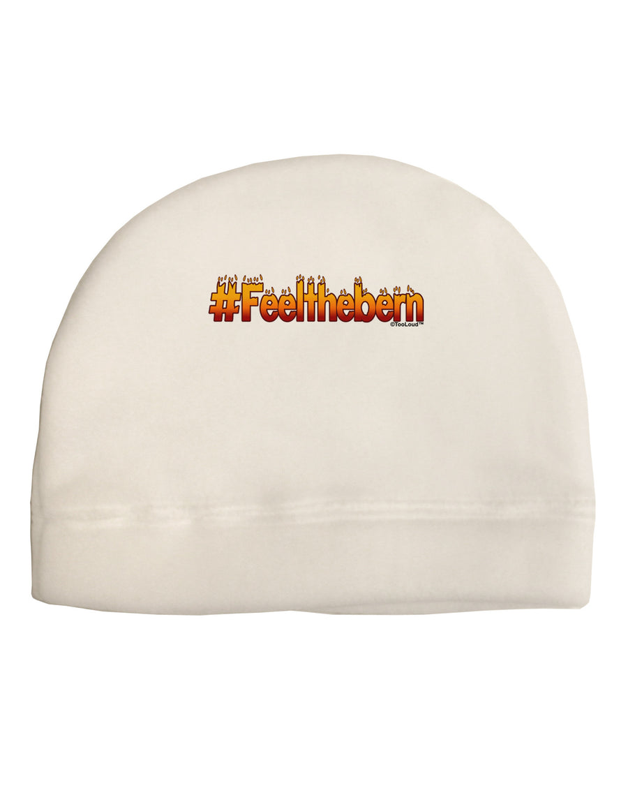 Hashtag Feelthebern Child Fleece Beanie Cap Hat-Beanie-TooLoud-White-One-Size-Fits-Most-Davson Sales