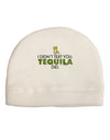 I Didn't Text You - Tequila Adult Fleece Beanie Cap Hat-Beanie-TooLoud-White-One-Size-Fits-Most-Davson Sales