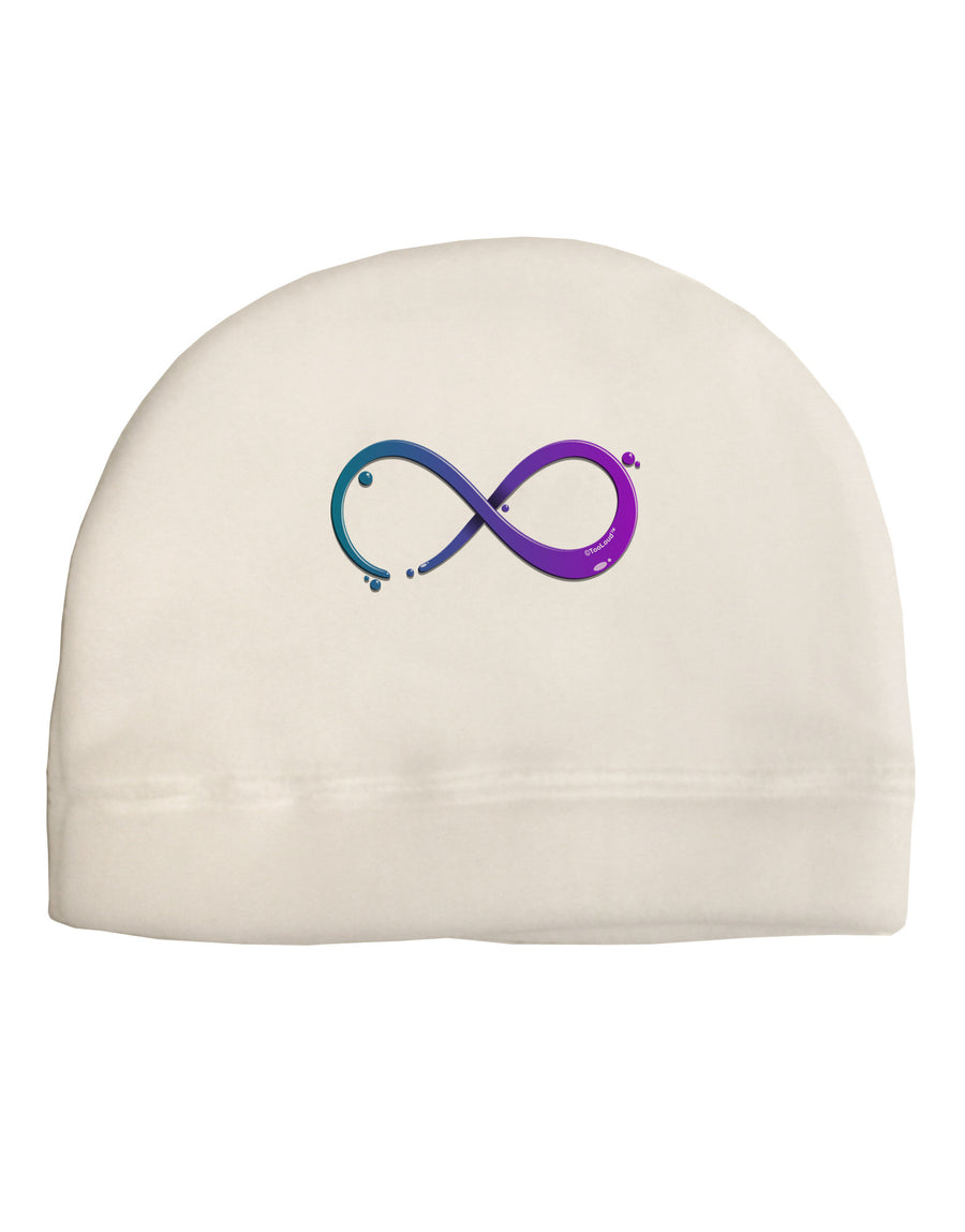 Painted Infinity Adult Fleece Beanie Cap Hat-Beanie-TooLoud-White-One-Size-Fits-Most-Davson Sales