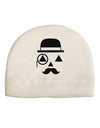 Gentleman Jack-o-lantern Child Fleece Beanie Cap Hat-Beanie-TooLoud-White-One-Size-Fits-Most-Davson Sales