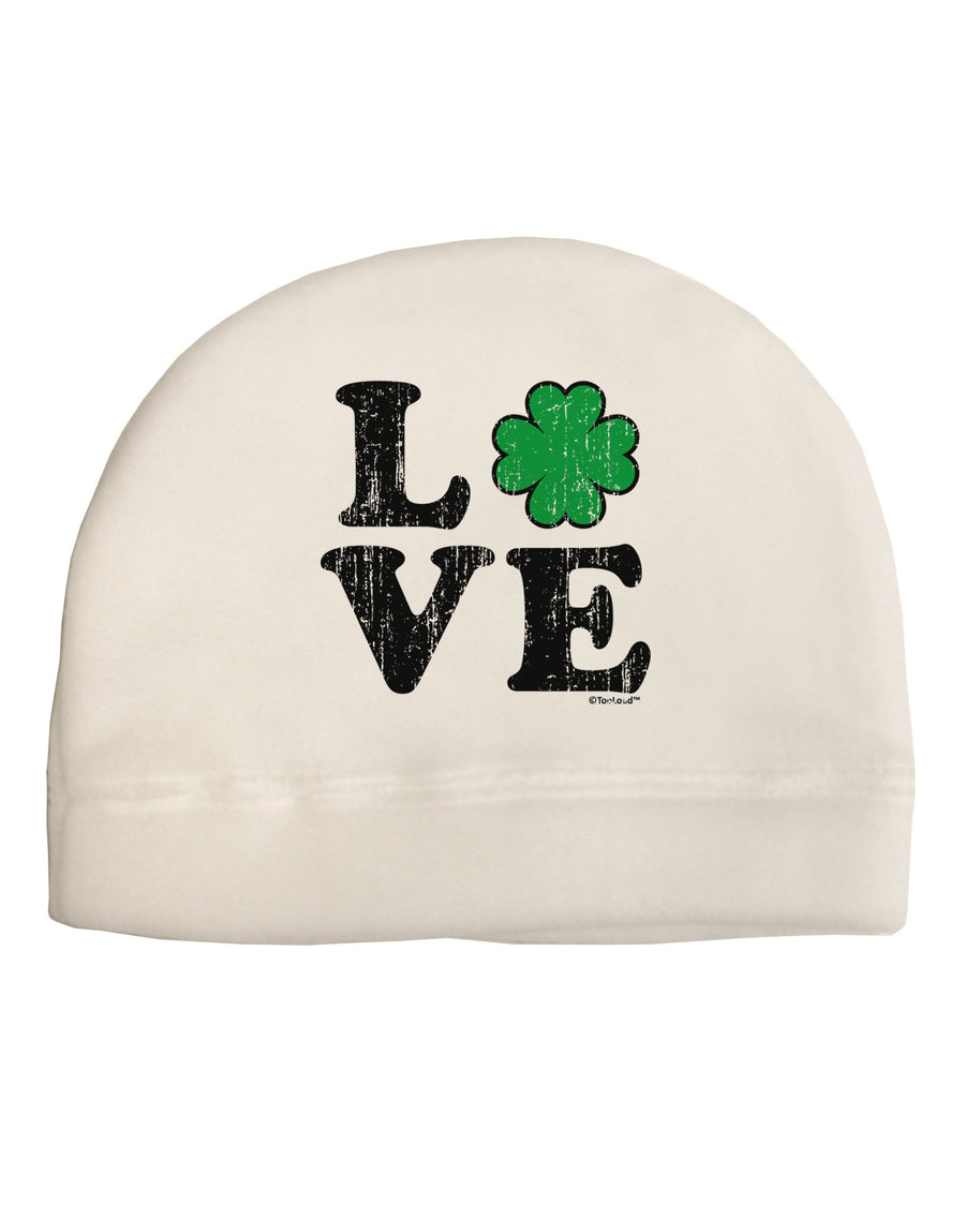 Irish Love - Distressed Child Fleece Beanie Cap Hat by TooLoud-Beanie-TooLoud-White-One-Size-Fits-Most-Davson Sales