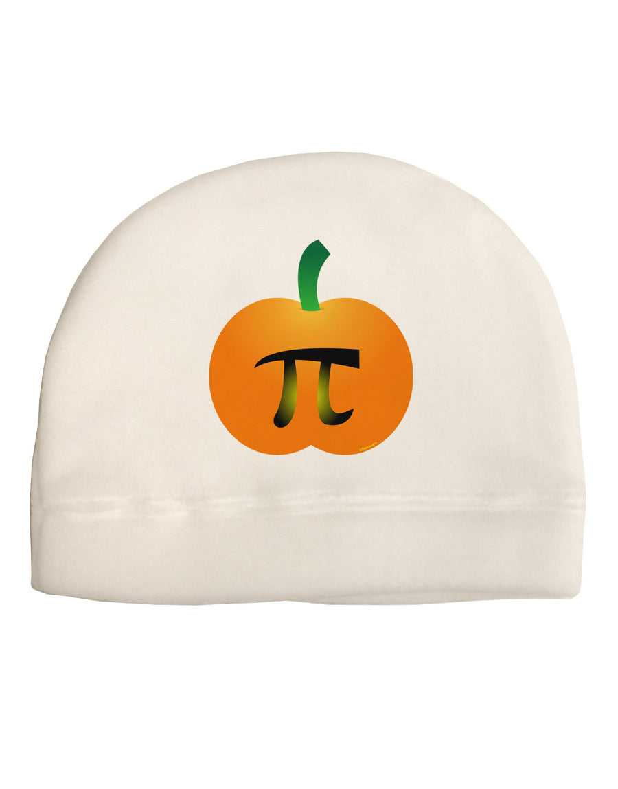 Pumpkin Pi Pumpkin Pie Thanksgiving Adult Fleece Beanie Cap Hat-Beanie-TooLoud-White-One-Size-Fits-Most-Davson Sales