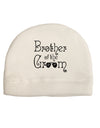 Brother of the Groom Adult Fleece Beanie Cap Hat-Beanie-TooLoud-White-One-Size-Fits-Most-Davson Sales