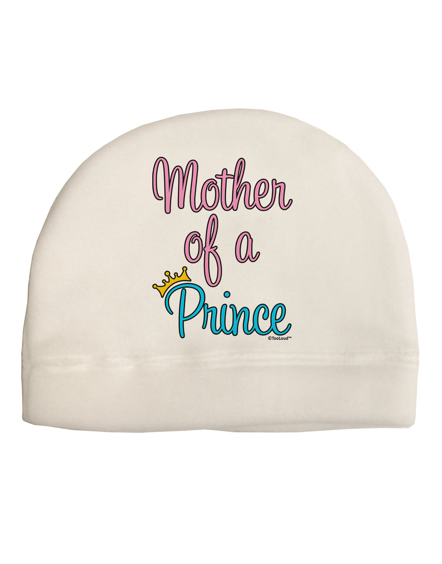 Mother of a Prince - Matching Mom and Son Design Adult Fleece Beanie Cap Hat by TooLoud-Beanie-TooLoud-White-One-Size-Fits-Most-Davson Sales