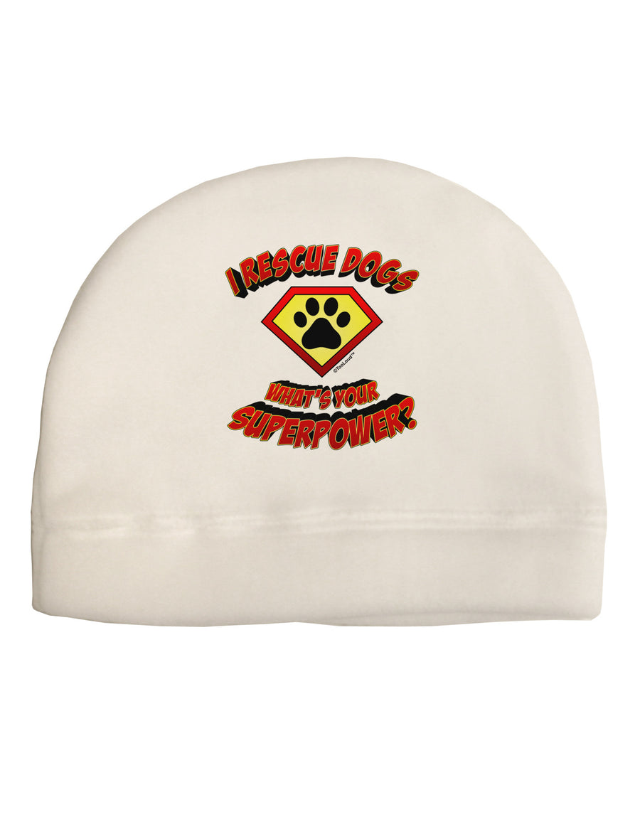 Rescue Dogs - Superpower Child Fleece Beanie Cap Hat-Beanie-TooLoud-White-One-Size-Fits-Most-Davson Sales