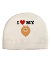 I Heart My - Cute Pomeranian Dog Child Fleece Beanie Cap Hat by TooLoud-Beanie-TooLoud-White-One-Size-Fits-Most-Davson Sales