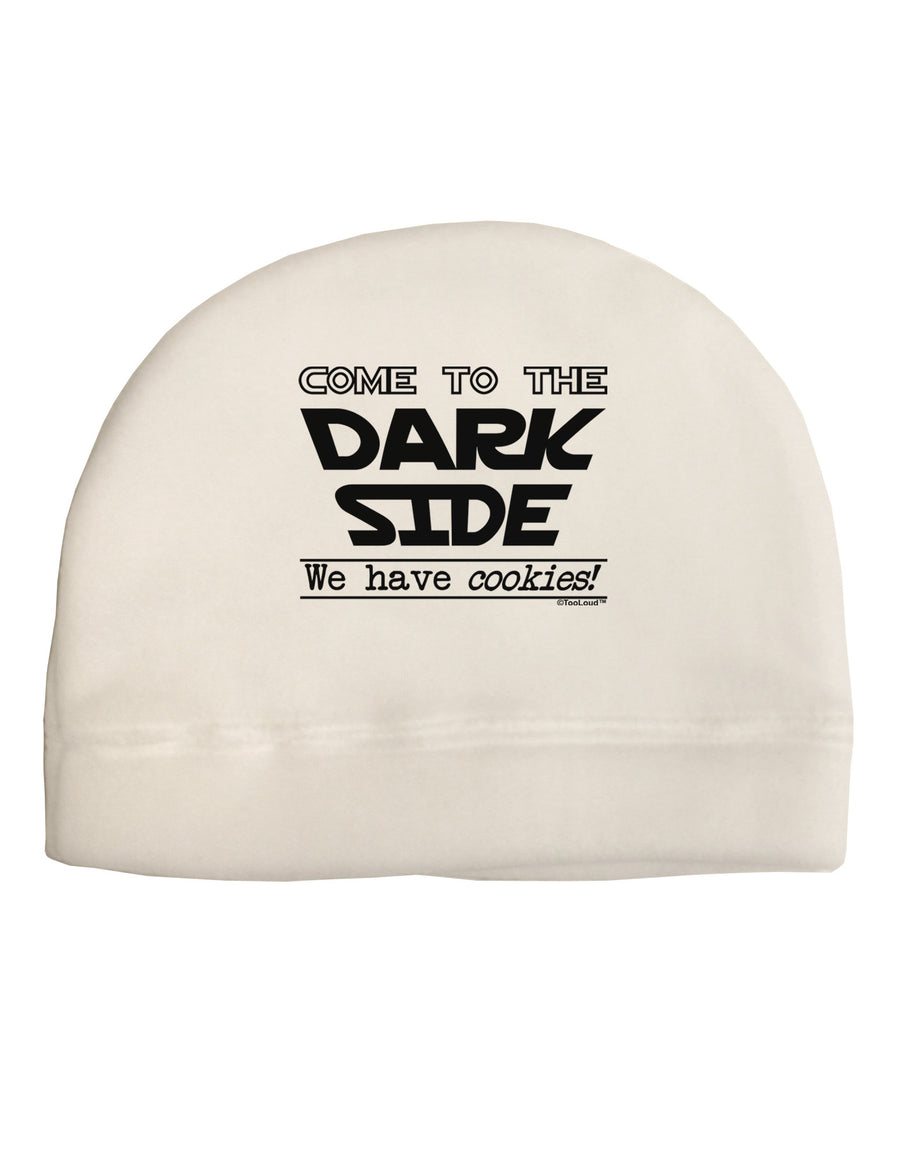 Come To The Dark Side - Cookies Adult Fleece Beanie Cap Hat by-Beanie-TooLoud-White-One-Size-Fits-Most-Davson Sales