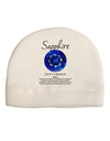 Birthstone Sapphire Adult Fleece Beanie Cap Hat-Beanie-TooLoud-White-One-Size-Fits-Most-Davson Sales