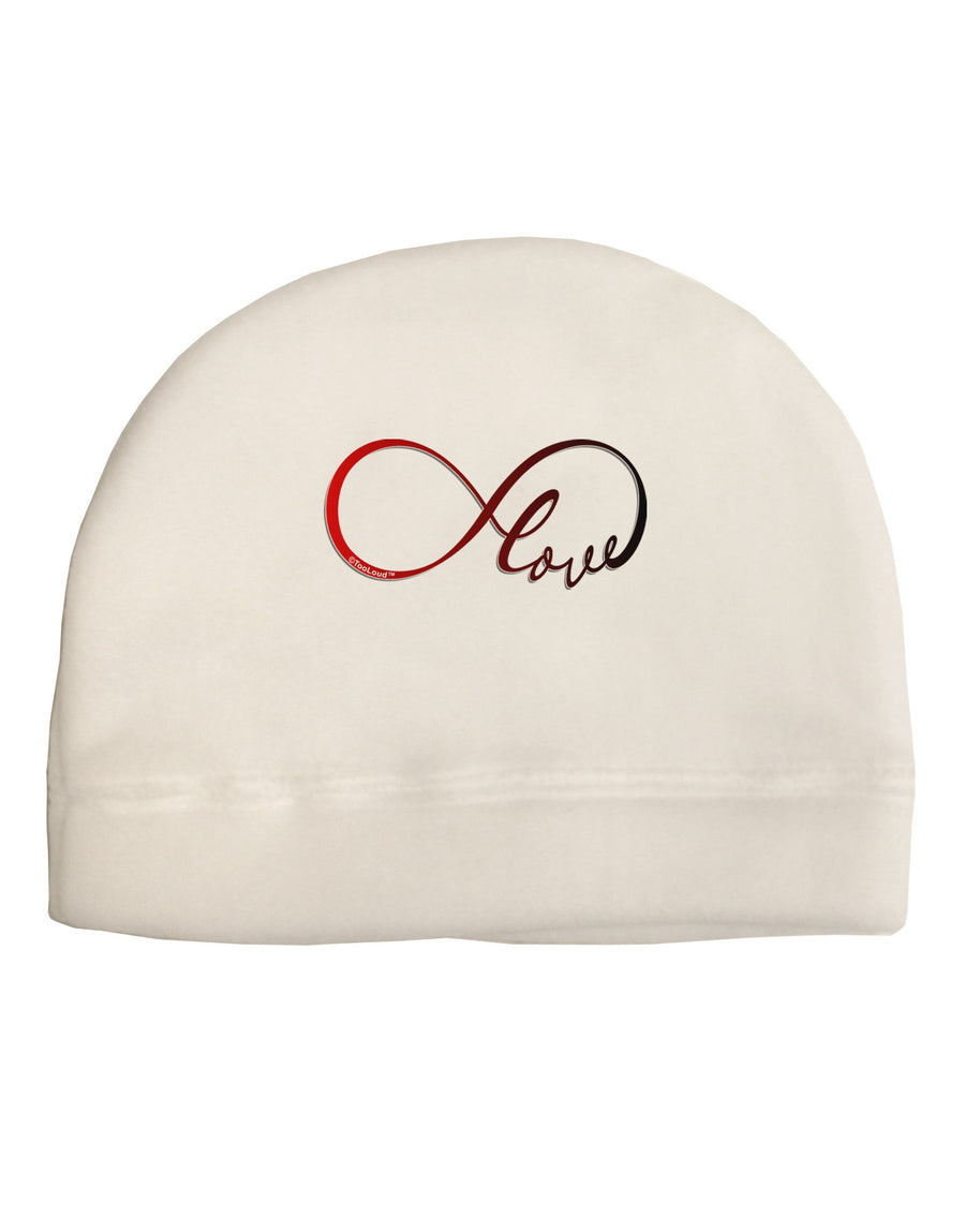 Infinite Love Adult Fleece Beanie Cap Hat-Beanie-TooLoud-White-One-Size-Fits-Most-Davson Sales