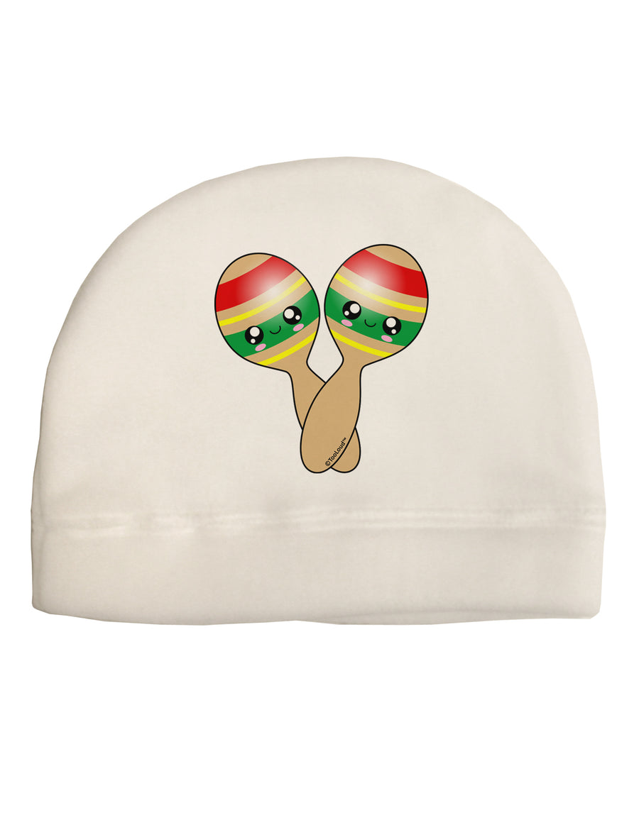 Cute Maracas Design Adult Fleece Beanie Cap Hat by TooLoud-Beanie-TooLoud-White-One-Size-Fits-Most-Davson Sales