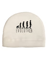 Evolution of Man Child Fleece Beanie Cap Hat by TooLoud-Beanie-TooLoud-White-One-Size-Fits-Most-Davson Sales