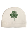 Distressed Traditional Irish Shamrock Adult Fleece Beanie Cap Hat-Beanie-TooLoud-White-One-Size-Fits-Most-Davson Sales