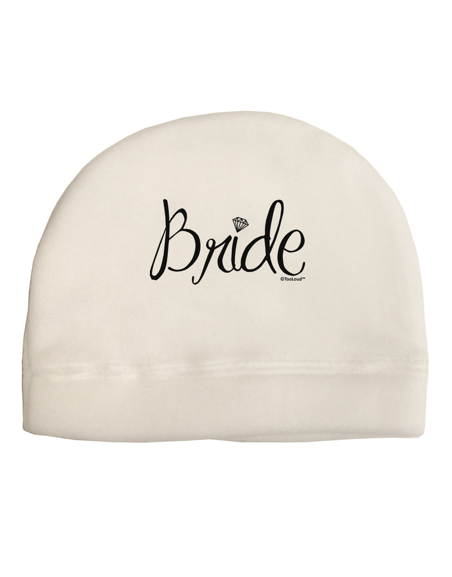 Bride Design - Diamond Child Fleece Beanie Cap Hat-Beanie-TooLoud-White-One-Size-Fits-Most-Davson Sales