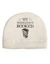 My Weekend Is Booked Adult Fleece Beanie Cap Hat-Beanie-TooLoud-White-One-Size-Fits-Most-Davson Sales