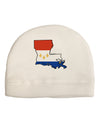 New Orleans Louisiana Flag Adult Fleece Beanie Cap Hat-Beanie-TooLoud-White-One-Size-Fits-Most-Davson Sales