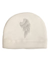 Single Right Angel Wing Design - Couples Child Fleece Beanie Cap Hat-Beanie-TooLoud-White-One-Size-Fits-Most-Davson Sales