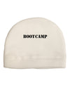 Bootcamp Military Text Adult Fleece Beanie Cap Hat-Beanie-TooLoud-White-One-Size-Fits-Most-Davson Sales