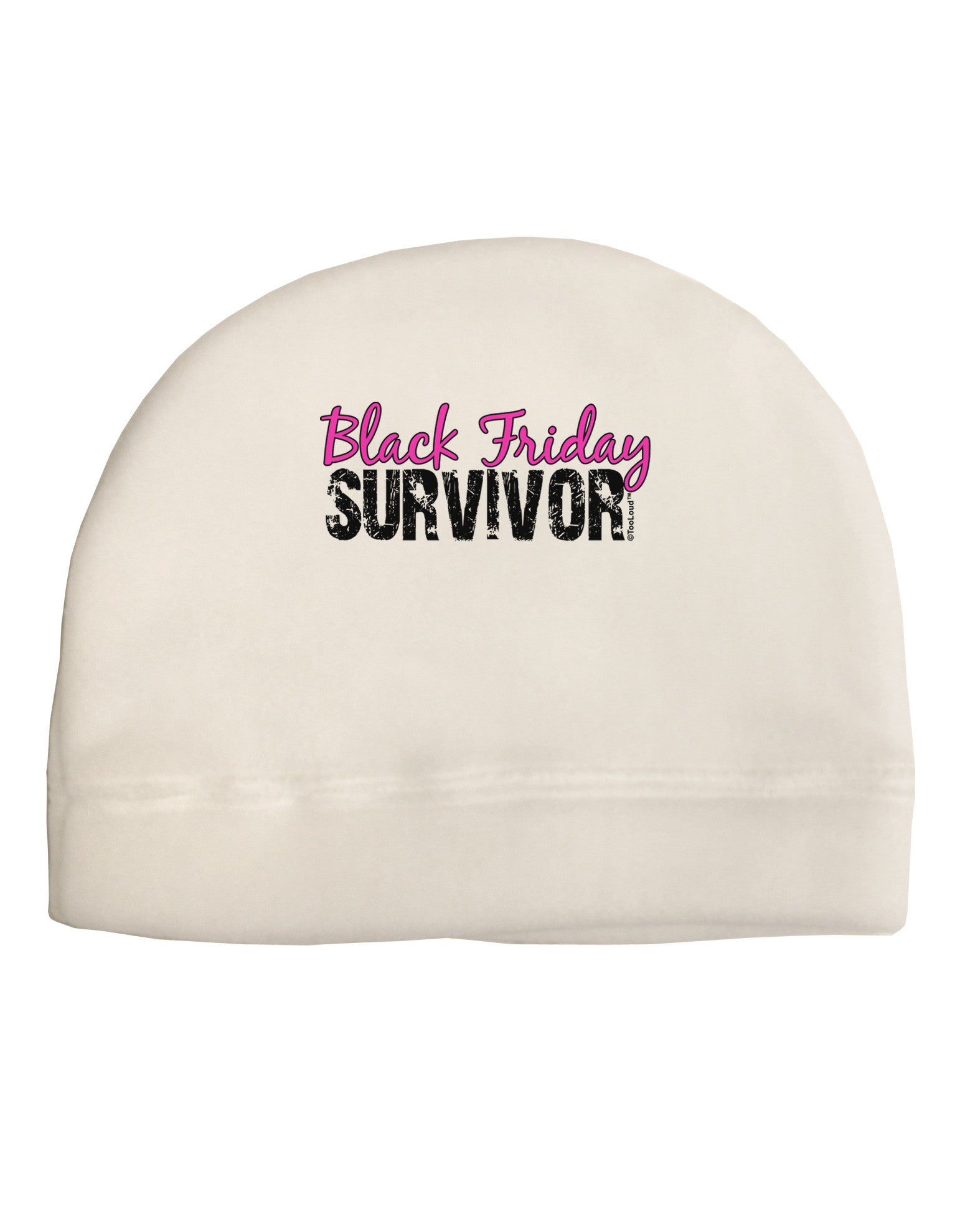 Black Friday Survivor Child Fleece Beanie Cap Hat-Beanie-TooLoud-White-One-Size-Fits-Most-Davson Sales