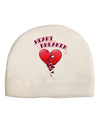 Heart Breaker Cute Adult Fleece Beanie Cap Hat by-Beanie-TooLoud-White-One-Size-Fits-Most-Davson Sales