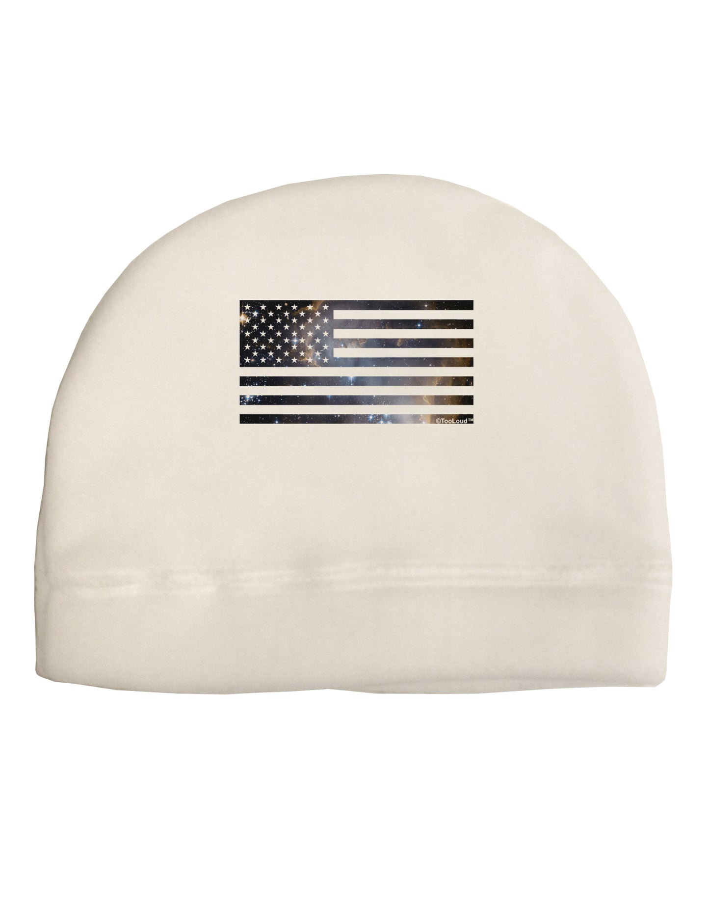American Flag Galaxy Child Fleece Beanie Cap Hat by TooLoud-Beanie-TooLoud-White-One-Size-Fits-Most-Davson Sales