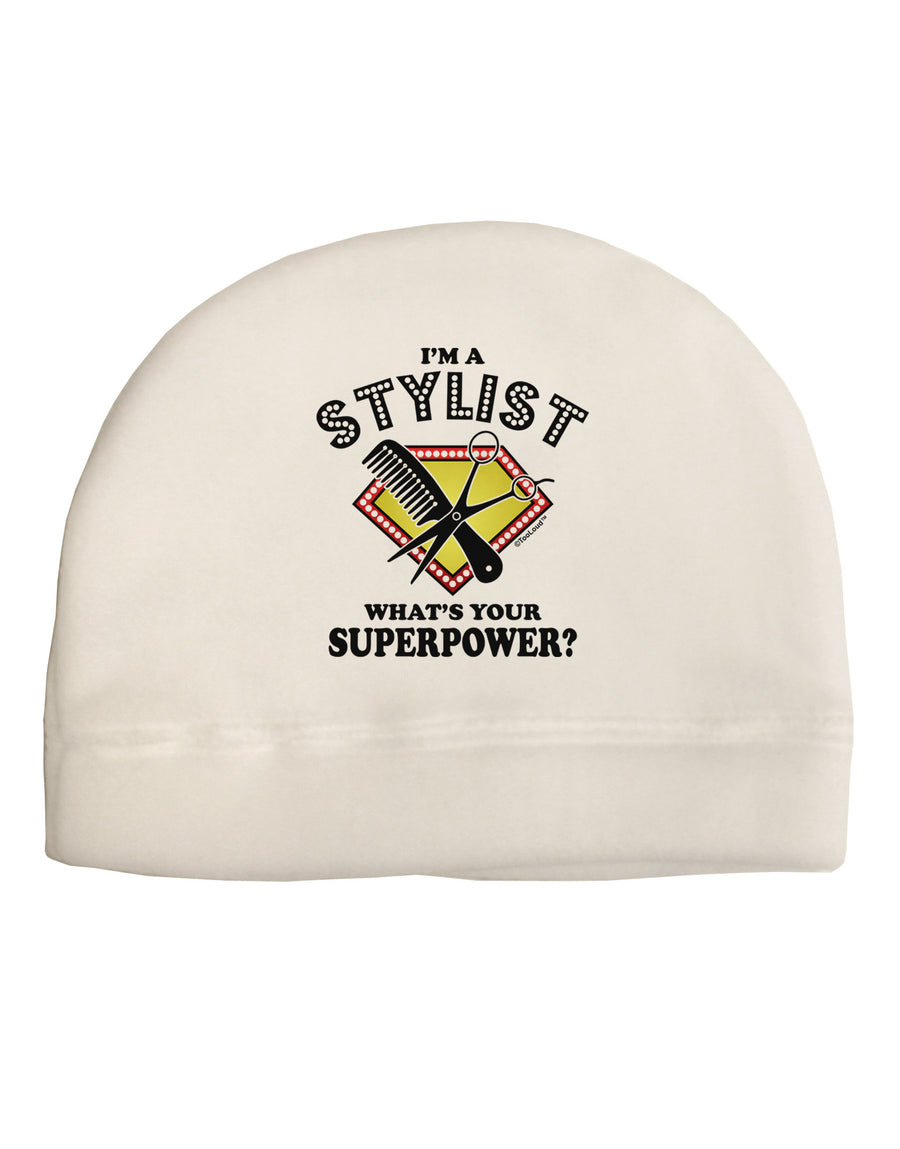 Stylist - Superpower Adult Fleece Beanie Cap Hat-Beanie-TooLoud-White-One-Size-Fits-Most-Davson Sales