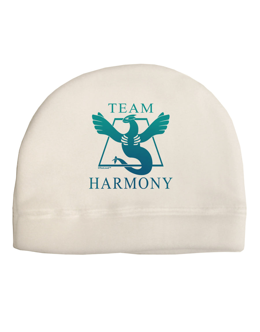 Team Harmony Adult Fleece Beanie Cap Hat-Beanie-TooLoud-White-One-Size-Fits-Most-Davson Sales