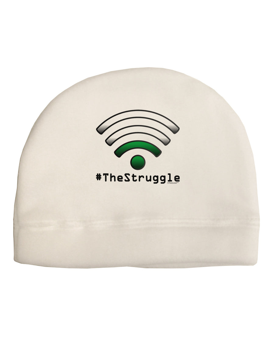 The Struggle - Low Wifi Adult Fleece Beanie Cap Hat-Beanie-TooLoud-White-One-Size-Fits-Most-Davson Sales