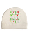 Margaritas - Mexican Flag Colors - Feliz Cinco de Mayo Child Fleece Beanie Cap Hat by TooLoud-Beanie-TooLoud-White-One-Size-Fits-Most-Davson Sales