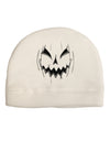 Halloween Scary Evil Jack O Lantern Pumpkin Adult Fleece Beanie Cap Hat-Beanie-TooLoud-White-One-Size-Fits-Most-Davson Sales