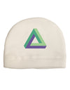 Impossible Triangle Loop Adult Fleece Beanie Cap Hat-Beanie-TooLoud-White-One-Size-Fits-Most-Davson Sales