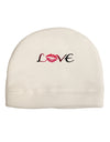 Love Kiss Adult Fleece Beanie Cap Hat-Beanie-TooLoud-White-One-Size-Fits-Most-Davson Sales