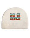 He Is Risen - Easter - Sunrise Letters Adult Fleece Beanie Cap Hat-Beanie-TooLoud-White-One-Size-Fits-Most-Davson Sales