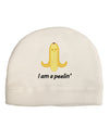 Banana - I am a Peelin Adult Fleece Beanie Cap Hat-Beanie-TooLoud-White-One-Size-Fits-Most-Davson Sales