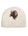 Majestic Bighorn Ram Adult Fleece Beanie Cap Hat-Beanie-TooLoud-White-One-Size-Fits-Most-Davson Sales