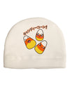 Japanese Kawaii Candy Corn Halloween Adult Fleece Beanie Cap Hat-Beanie-TooLoud-White-One-Size-Fits-Most-Davson Sales