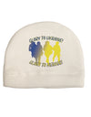 Glory to Ukraine Glory to Heroes Child Fleece Beanie Cap Hat-Beanie-TooLoud-White-One-Size-Fits-Most-Davson Sales