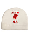 Bite Me Ice Cream Adult Fleece Beanie Cap Hat-Beanie-TooLoud-White-One-Size-Fits-Most-Davson Sales