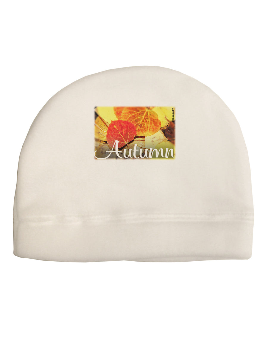 Colorado - Autumn Text Adult Fleece Beanie Cap Hat-Beanie-TooLoud-White-One-Size-Fits-Most-Davson Sales