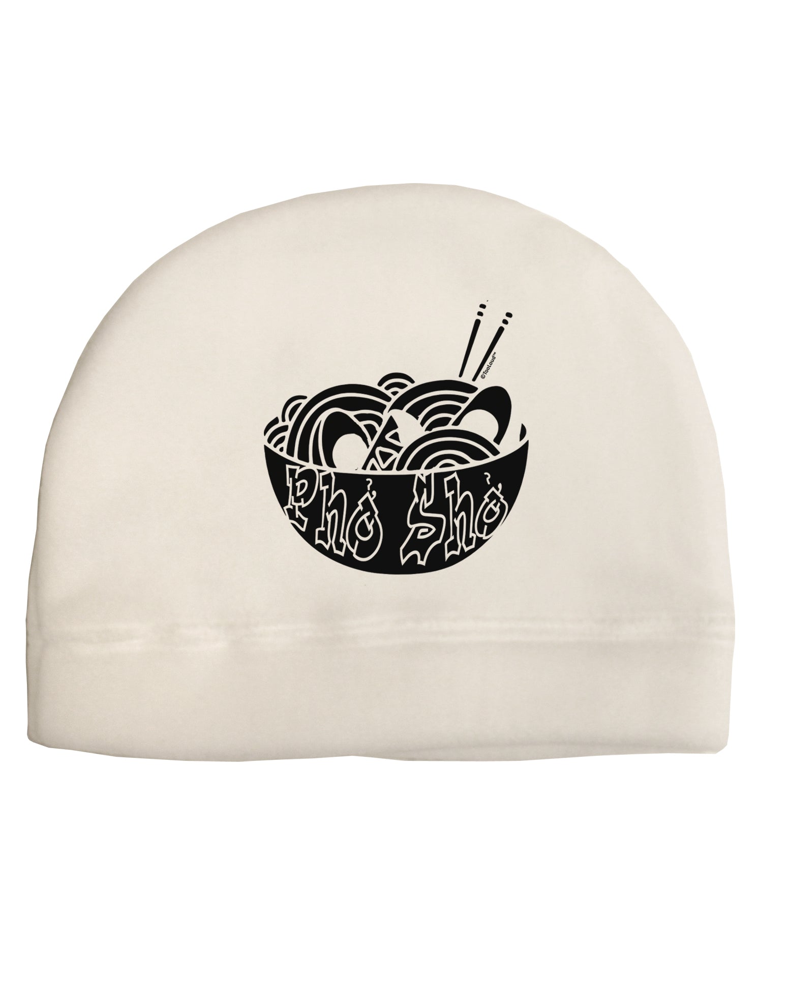 Pho Sho Adult Fleece Beanie Cap Hat-Beanie-TooLoud-White-One-Size-Fits-Most-Davson Sales